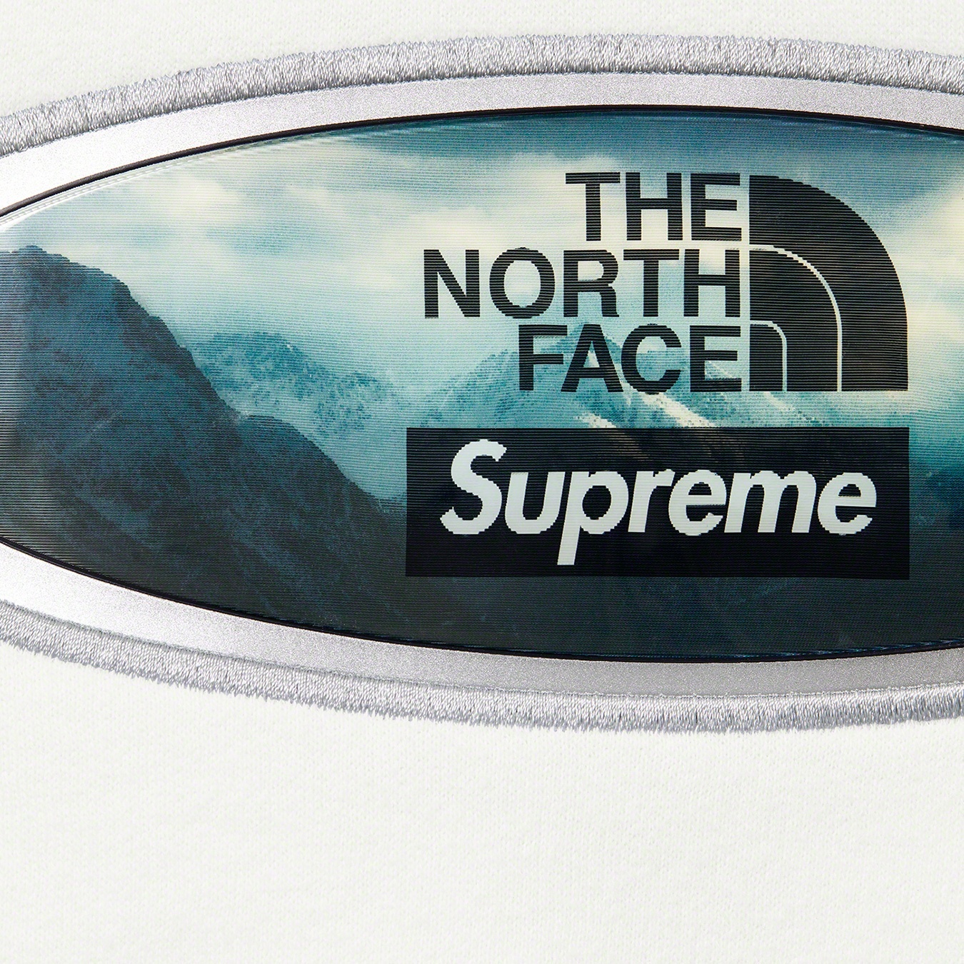 Supreme®/The North Face® Lenticular Mountains Hooded Sweatshirt view 7